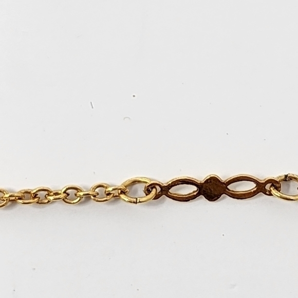 Gold‎ Tone Emerald Green Drop Necklace - Picture 8 of 13